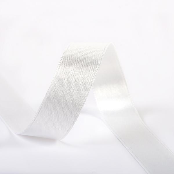 Satinband 6mm Optisches Weiß